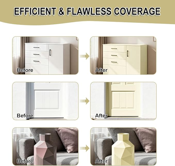 Beige Touch-Up Paint for Furniture, Metal No Sanding, Fast Drying, Water Based - Image 5