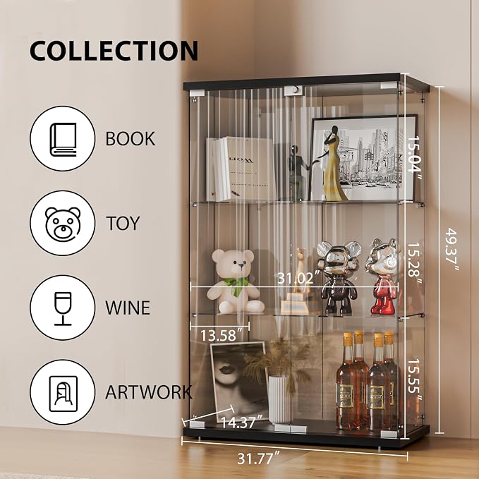 FANYUSHOW Glass Display Cabinet - Image 2