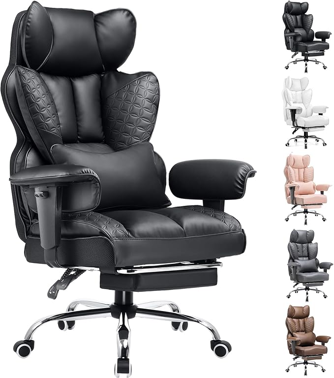 COMHOMA Big and Tall Office Chair Heavy Duty Wide Ergonomic Gaming Chair by ComHoma
