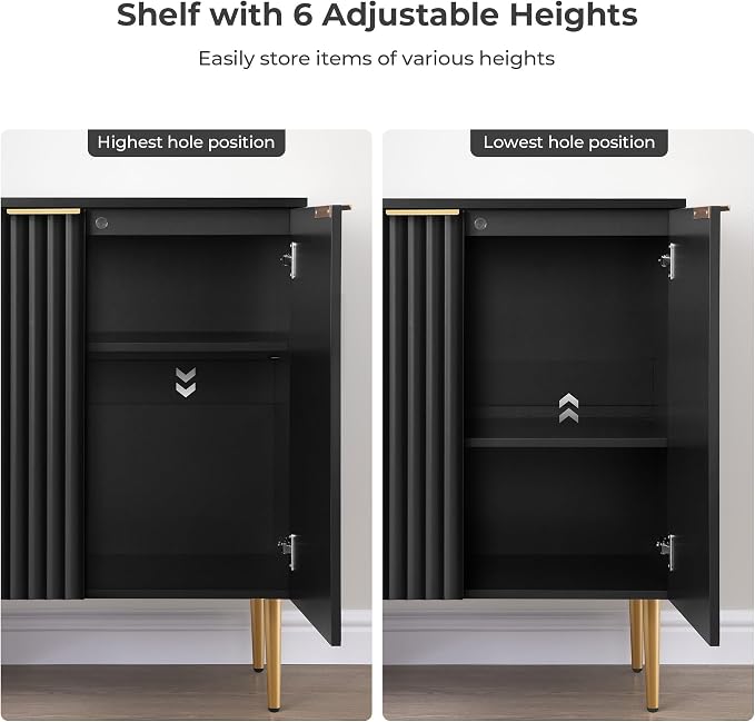 SICOTAS Sideboard Buffet Storage Cabinet - Image 5
