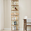 ALLSTAND 6 Tier Rotating Bookshelf, 360 ° Display Stackable Spinning Bookshelf by ALLSTAND