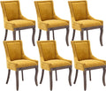 Modern Dining Chairs Set of 6, High Back Dining Chairs Side Chairs by MZDOO