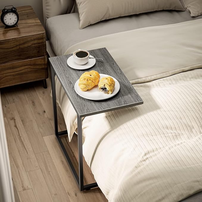 Pipishell C Shaped End Table 27 Inches High, Side Table - Image 5