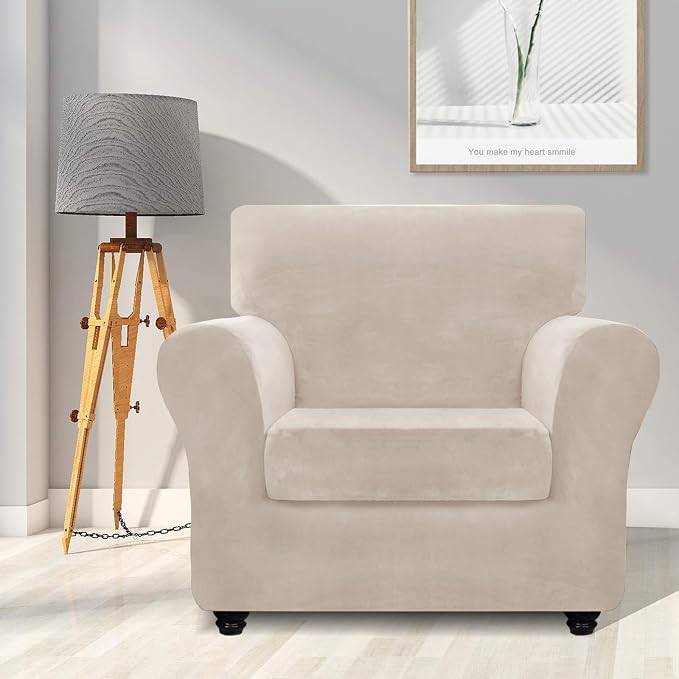 ZNSAYOTX Luxury Velvet Chair Slipcovers - Image 2