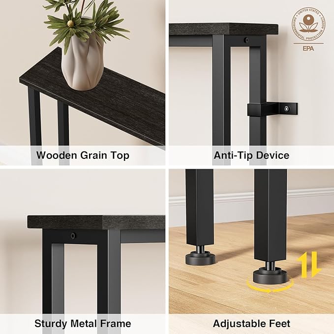 Keelian 102" Narrow Console Sofa Table - Image 5