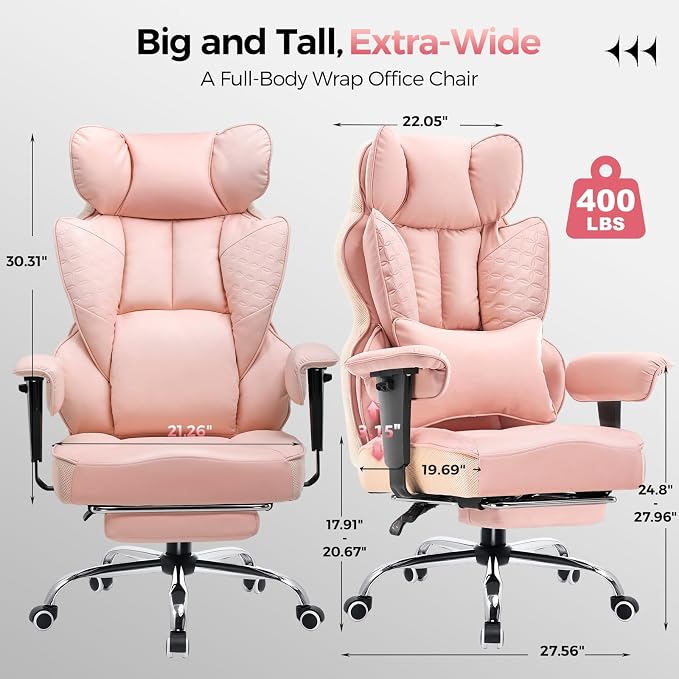 COMHOMA Desk Office Chair Big and Tall Office Chairs Ergonomic Gaming Chairs - Image 2