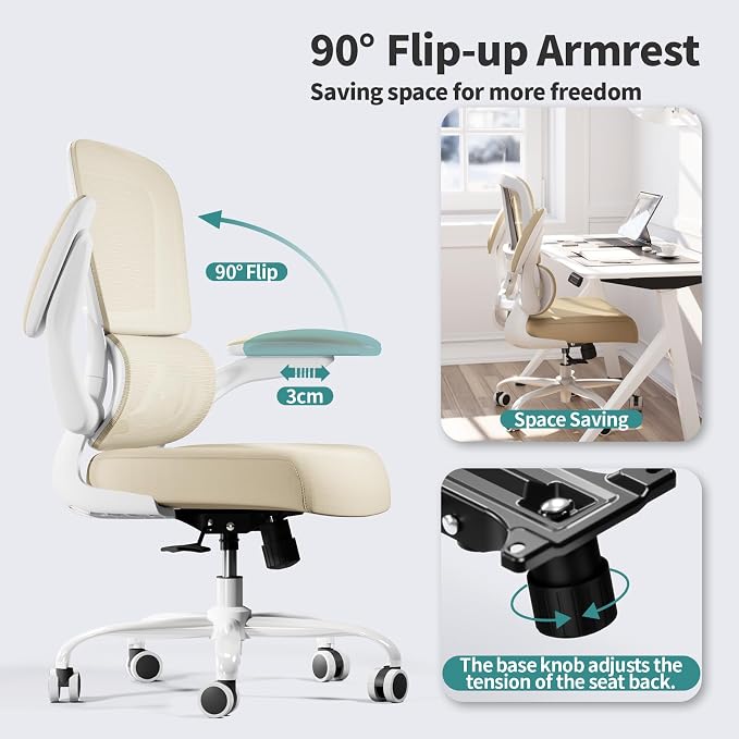TRALT Office Chair Ergonomic Desk Chair, 330 LBS Home Mesh Office Desk Chairs - Image 5