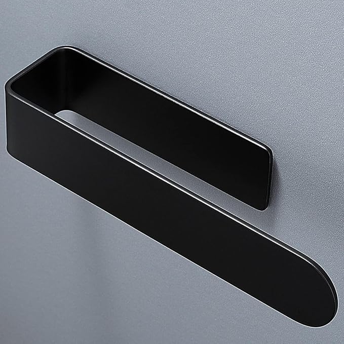 Taozun Hand Towel Bar Bathroom Towel Holder Black Single Towel Rack Self - Image 4