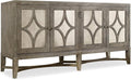 Hooker Furniture Melange 4-Door Diamante Console in Weathered Gray by HookerFurniture