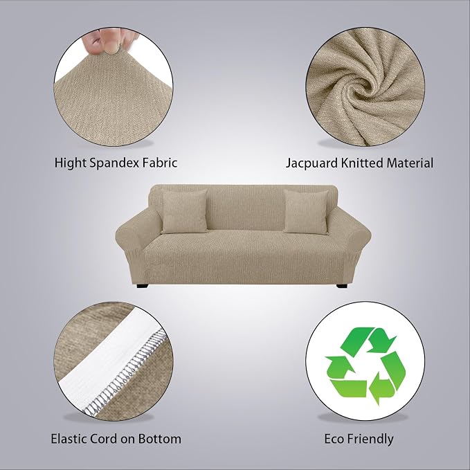 Sofa Slipcover with 2 Pillow Cover - Image 2