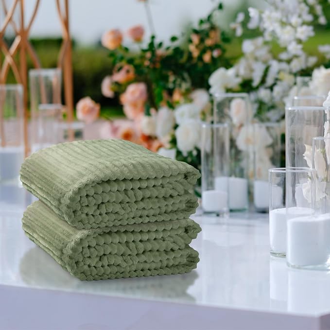 Buryeah 6 Pcs Flannel Throw Blanket Bulk 50 x 60 in Sleepover Blanket Outdoor - Image 6
