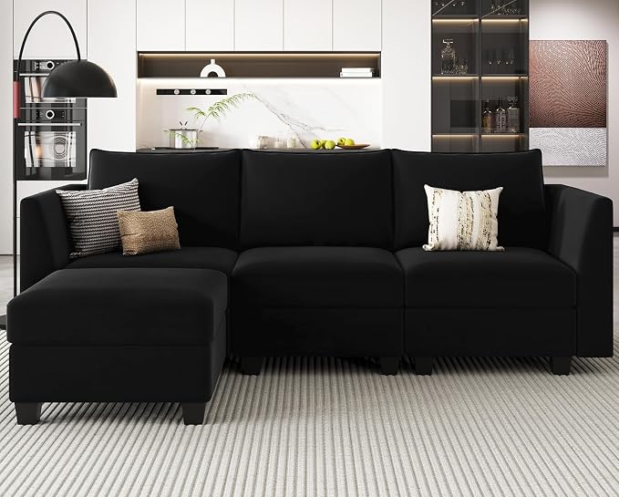 Belffin Convertible Sectional Sofa - Image 4