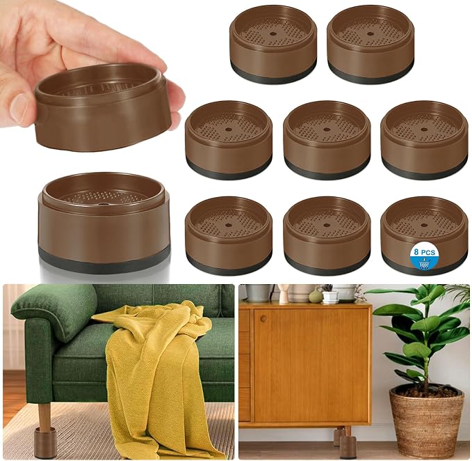 Bed Risers 1 inch, 2 inch, 3 inch, 4 inch Heavy Duty, Adjustable Furniture Riser - Image 7