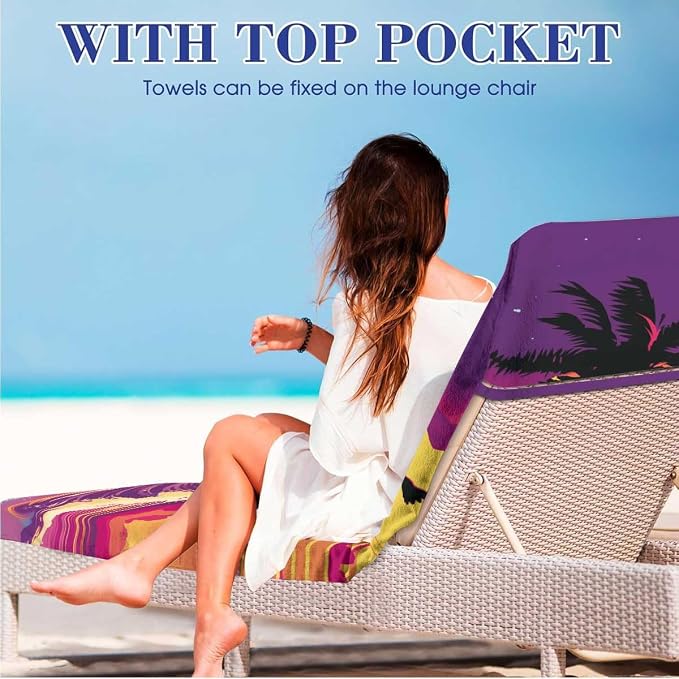 Irisbell Lounge Chair Towel Cover - Image 4