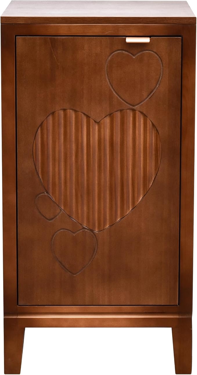 eHemco Kawaii Sweetheart End Table, 16.5 x 14 x 31 Inches, Indoor Living Room - Image 4