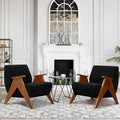 2 Pcs Home Accent Chair Mid Century Modern Accent Chair by Unknown