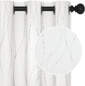 Deconovo White Short Curtains, Room Darkening Curtain, Thermal Insulated by Deconovo