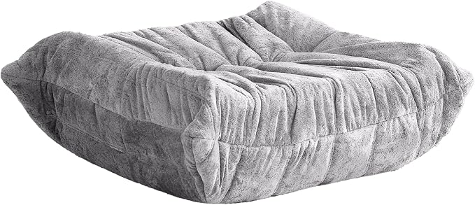 Bean Bag Ottoman, Memory Foam Lazy Bean Bag Sofa, Fireside Chair Foot Rest by Cansunna