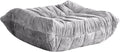Bean Bag Ottoman, Memory Foam Lazy Bean Bag Sofa, Fireside Chair Foot Rest by Cansunna