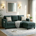 JAMFLY Convertible L-Shaped Sectional Sofa by JAMFLY