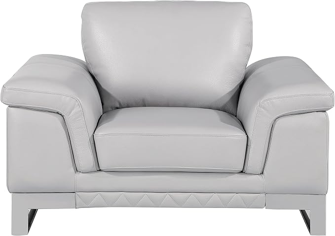 Blackjack Furniture Weston Collection Genuine Italian Leather Living Room Chair - Image 2