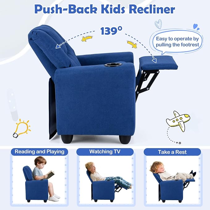 Costzon Kids Recliner Chair - Image 4