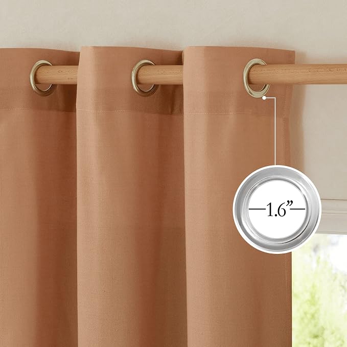 NICETOWN Linen 36 inch Curtains - Image 6