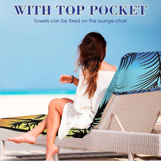 Irisbell Lounge Chair Towel Cover - Image 4