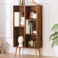 LEYAOYAO 5 Cube Small Bookshelf, 3 Tier Mid-Century Bookcase by LEYAOYAO-Findtheshiningpointofyourideallife%EF%BC%81