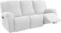 5-Piece Recliner Sofa Covers, Stretch Geometric Strokes Jacquard Recliner Sofa by Unknown