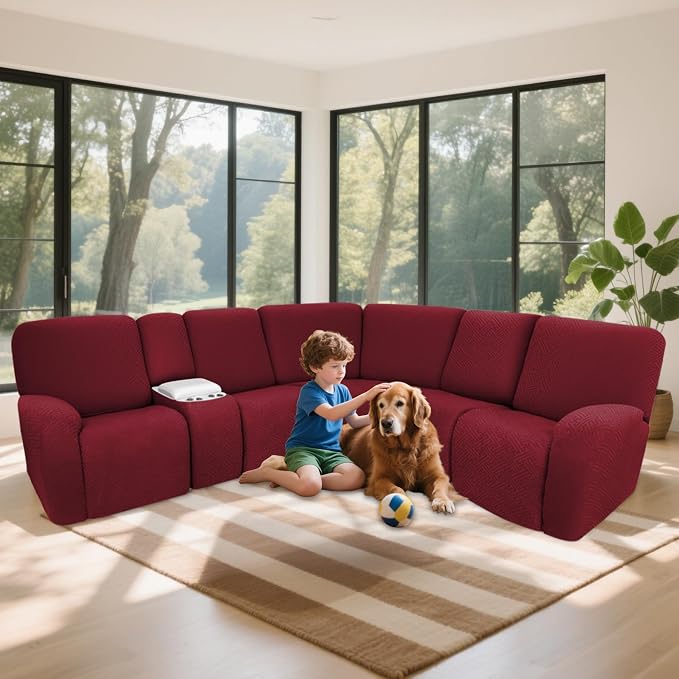 100% Waterproof Sectional Recliner Couch Covers - Image 2