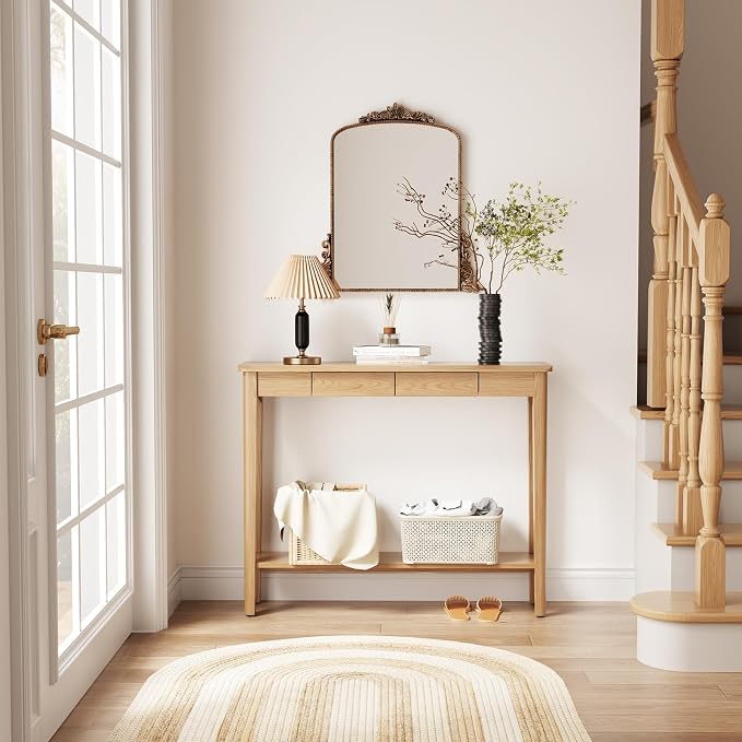 AQIMUELE Wood Console Table - Image 5