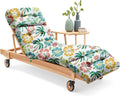 Outdoor Chaise Lounge Chair Cushion 75.1 x 22.8 x 4.7 Inches 100% Waterproof by Uthem