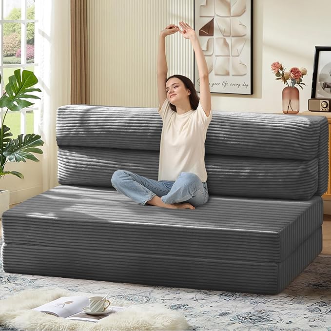 JUIKURY Folding Sofa Bed, Convertible Sleeper Chair by Unknown