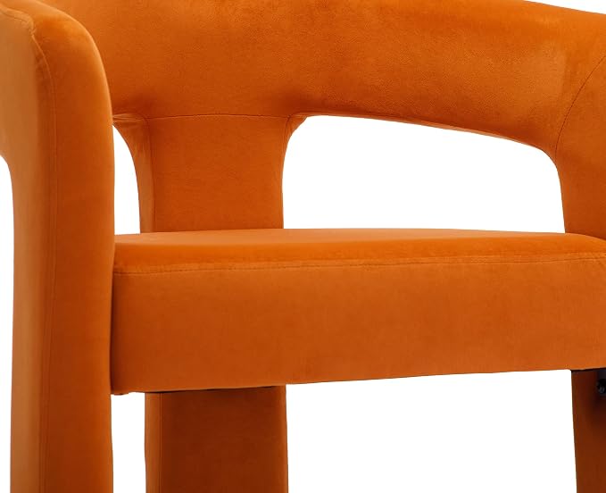 VESCASA Velvet Barrel Dining Chair - Image 8