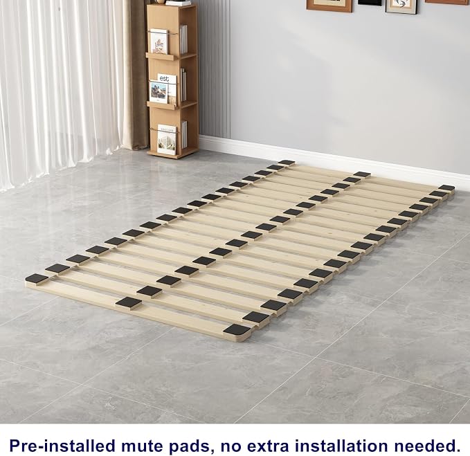 Roll-Up Japanese Floor Bed Frame, Breathable Moisture Resistant Support Board - Image 5
