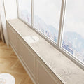 Floral Print Window Sill Cushion – Ultra-Narrow Waterproof Pad by BANEBOR