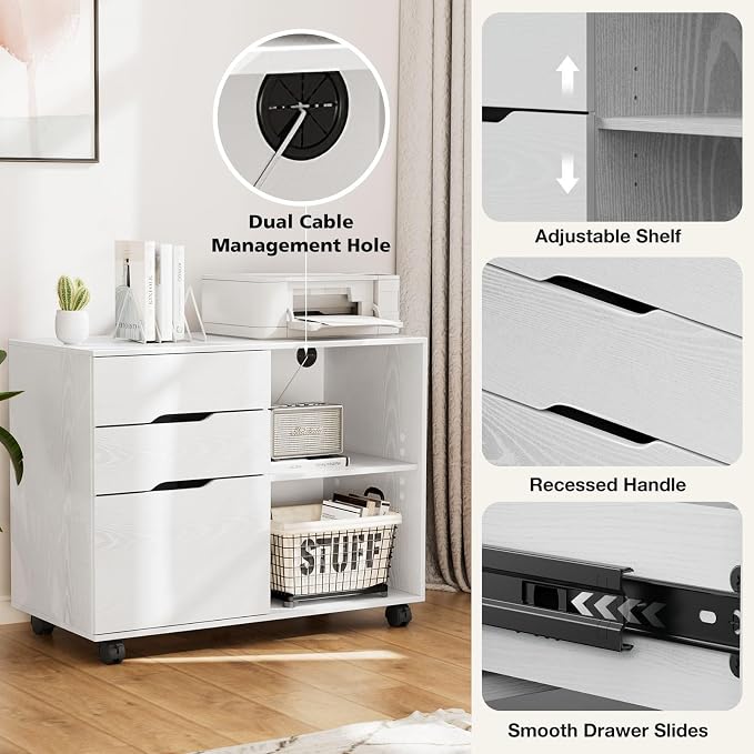 DUMOS Rolling File Cabinet - Image 5