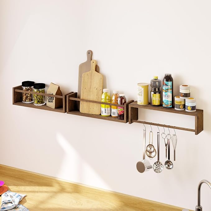 Fixwal Nursery Book Shelves, 16.5 Inch Floating Bookshelves - Image 7