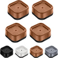 shouwuhho 4 Pack Furniture Risers Adjustable Bed Risers Heavy Duty Lifts Height by EnjoyLifeEnjoyHappiness
