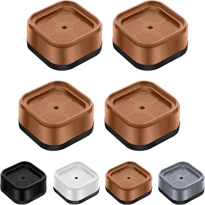 shouwuhho 4 Pack Furniture Risers Adjustable Bed Risers Heavy Duty Lifts Height by EnjoyLifeEnjoyHappiness