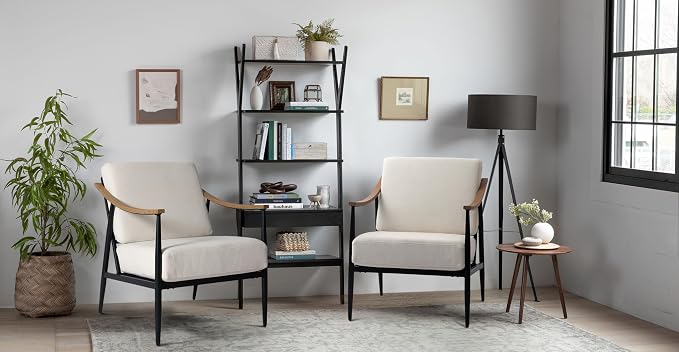 RNKSFX Modern Accent Chair for Living Room Bedroom Mid Century Arm Chair - Image 8