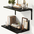 Fun Memories Floating Shelves for Wall, 12 Inch Deep Floating Shelves Set of 2 by FunMemories