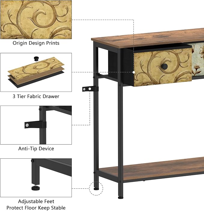 Tohomeor Entryway Console Table - Image 6