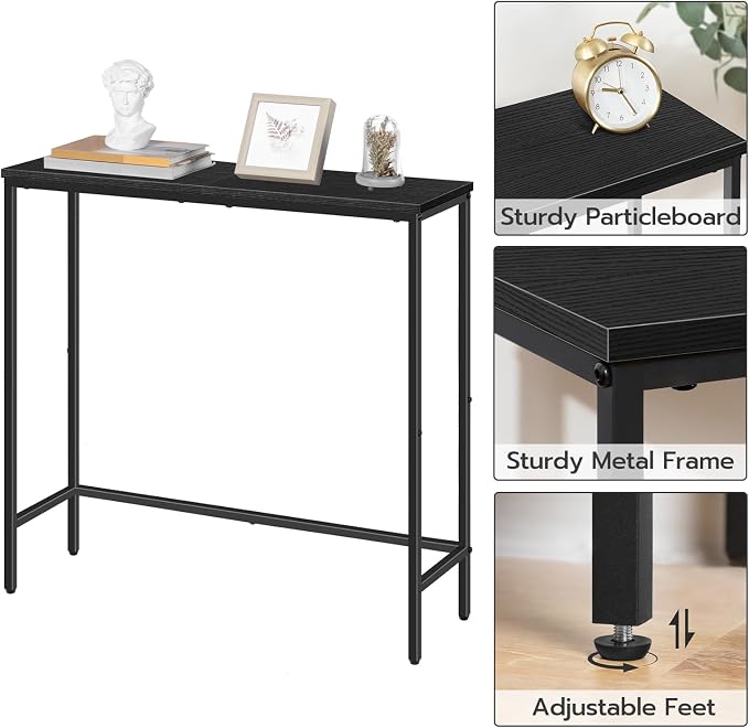 HOOBRO Narrow Console Table, 29.5" Small Entryway Table, Thin Sofa Table - Image 7