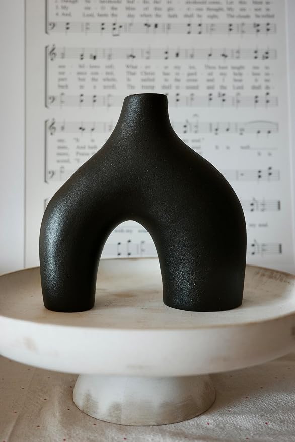 Carrot's Den Donut Vase, Olive Plant, Living Room, Modern Home - Image 7