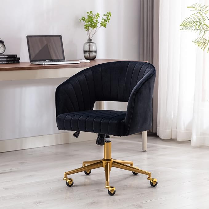 KCC Home Office Chair Swivel Desk Chair Accent Armchair Upholstered Modern - Image 10