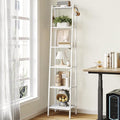 Hzuaneri Ladder Shelf, Bookshelf Bookcase, Freestanding Corner Storage Shelve by Hzuaneri