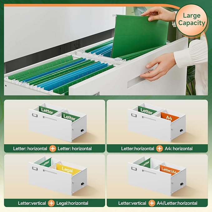 Letaya 2 Drawer File Cabinets - Image 5