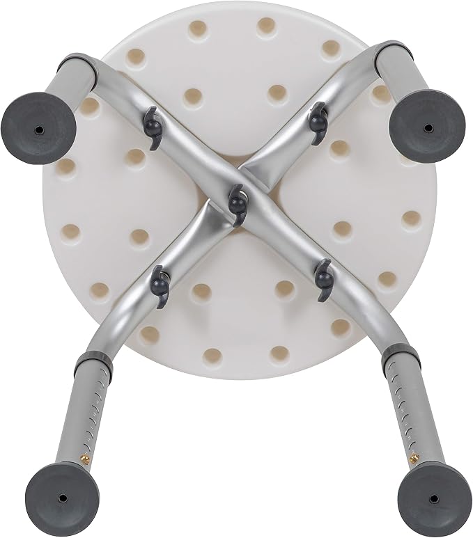 Flash Furniture Hercules Series Aluminum Bath and Shower Chair - Image 8